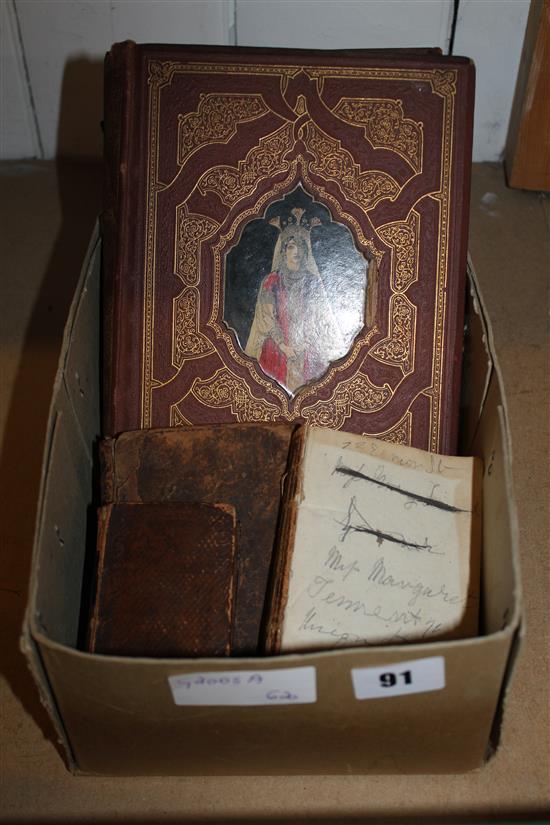Thomas Moore, Lalla Rookh & 2 other leather bound books